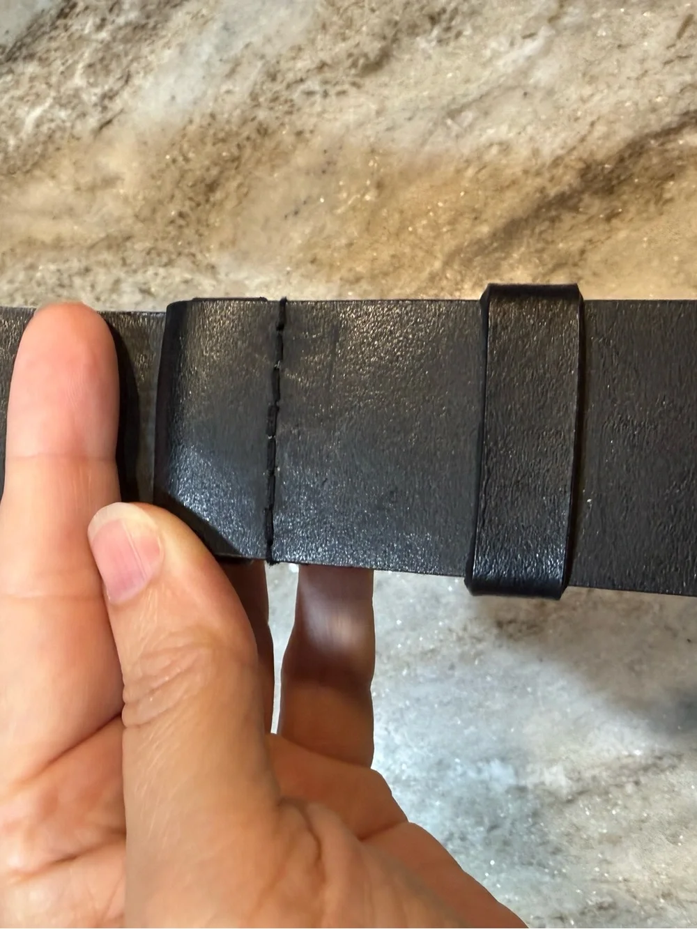 Chico’s Genuine Leather Statement Belt Black Silver Gold Boho Western SM/MED